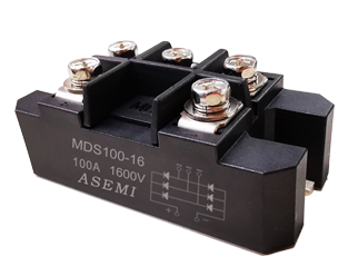 MDS100-16,MDS75-16,MDS60-16，ASEMI三相整流模块，工业机电/数控机床/工业焊机用大功率整流模块