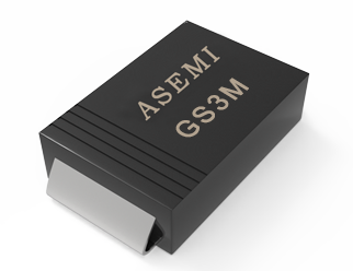 (GS3M-SMB)  GS3MB/GS3KB/GS3JB/GS3GB/GS3DB,  ASEMI贴片整流二极管