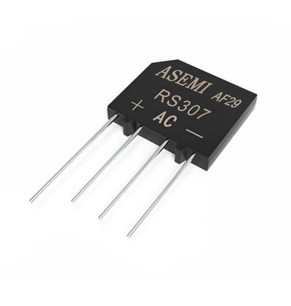 RS310/RS308/RS307/RS306，ASEMI整流桥,插件小扁桥采用60MIL规格GPP芯片，开关小电源、